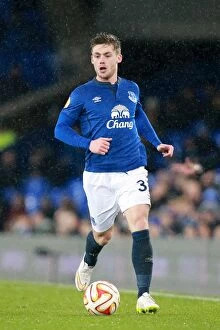Images Dated 11th December 2014: Conor McAleny Scores: Everton Triumphs Over FK Krasnodar in Europa League Group H at Goodison Park