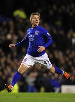 Images Dated 17th December 2011: Conor McAleny's Game-Winning Goal: Everton Triumphs Over Norwich City (17 December 2011)