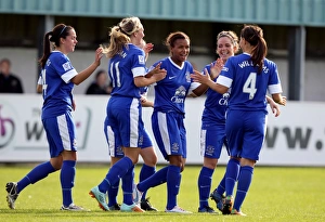 FA Women's Super League Prints: Controversial Own Goal: Nikita Parris's Shot Turned Against Everton in FA WSL Match vs