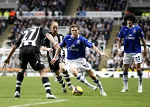 Newcastle V Everton Prints: Dan Gosling: Everton's Standout Performance Against Newcastle United - Barclays Premier League