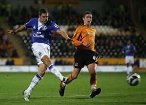 Images Dated 23rd September 2009: Dan Gosling's Hat-Trick: Everton's Victory over Hull City in Carling Cup Third Round