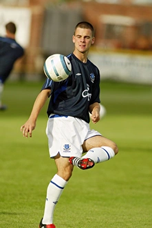 Daniel Fox in Action for Everton Reserves vs. West Bromich Albion, Haig Avenue, Southport