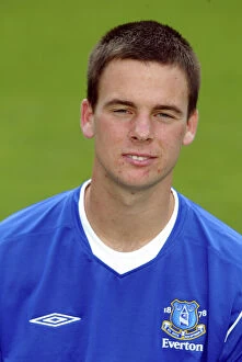 Images Dated 12th August 2004: Daniel Fox of Everton Football Club: Team Picture and Portrait