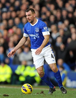 Everton 3 V Aston Villa 3 : Goodison Park : 02-02-2013 Prints: Darron Gibson, Everton