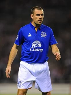 Images Dated 27th March 2012: Darron Gibson: Everton's Leader in FA Cup Sixth Round Replay at Sunderland's Stadium of Light