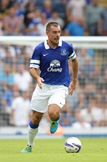 Pre-Season Friendly Prints: Darron Gibson Scores the Winning Goal: Everton's Pre-Season Triumph over Blackburn Rovers (3-1)
