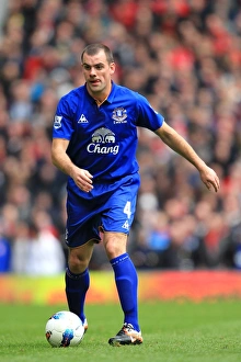 Darron Gibson vs Manchester United: Everton's Battle at Old Trafford - Barclays Premier League (22 April 2012)