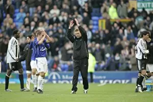 Everton vs Newcastle Collection: David Moyes