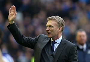 Everton 2 V West Ham United 0 : Goodison Park : 12-05-2013 Prints: David Moyes Celebrates Everton's Victory Over West Ham United: Everton 2 - West Ham 0 (Goodison Park)