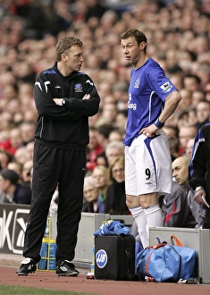 Liverpool v Everton Gallery: David Moyes and Duncan Ferguson