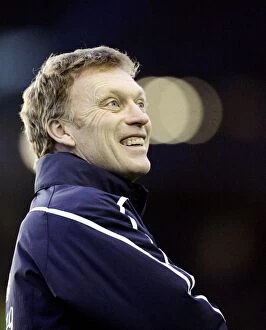 Images Dated 7th December 2008: David Moyes and Everton Take on Aston Villa in Barclays Premier League, 08/09 - Goodison Park