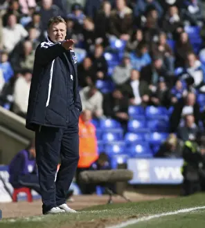 David Moyes and Everton Face Birmingham City in Barclays Premier League, April 2008