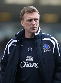 Birmingham V Everton Prints: David Moyes and Everton Face Off Against Birmingham City in Intense Barclays Premier League Clash