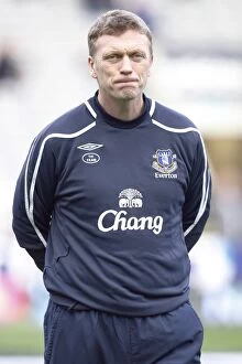 Images Dated 22nd February 2009: David Moyes and Everton Face Off Against Newcastle United in Barclays Premier League: St