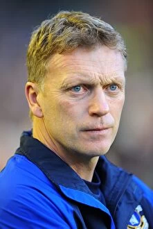 Images Dated 10th March 2012: David Moyes and Everton Face Off Against Tottenham Hotspur in Barclays Premier League Showdown at