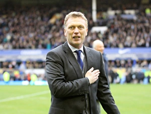 Everton 2 V West Ham United 0 : Goodison Park : 12-05-2013 Prints: David Moyes and Everton Fans Celebrate Victory over West Ham United (12-05-2013)