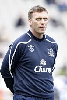 Images Dated 22nd February 2009: David Moyes and Everton Square Off Against Newcastle United in Barclays Premier League (Feb)