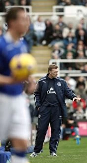 Newcastle v Everton Collection: David Moyes and Everton Tactics: Newcastle United vs Everton (2009)