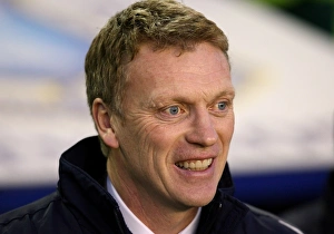 Everton V Tottenham Hotspur Prints: David Moyes at Goodison Park: Everton vs. Tottenham Hotspur, Premier League Showdown