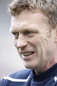 Images Dated 22nd February 2009: David Moyes Leads Everton Against Newcastle United in Barclays Premier League (Feb 2009)