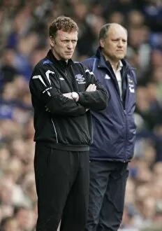 Everton v Spurs Collection: David Moyes and Martin Jol