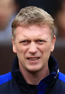 22 April 2012 V Manchester United, Old Trafford Prints: David Moyes at Old Trafford: Everton vs Manchester United (22 April 2012)
