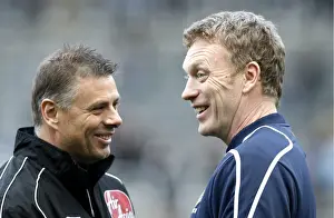 Newcastle V Everton Prints: David Moyes at St. James Park: Everton vs Newcastle United