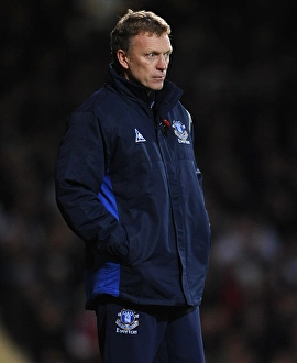 David Moyes at Upton Park: Everton vs. West Ham United, Premier League Soccer Match
