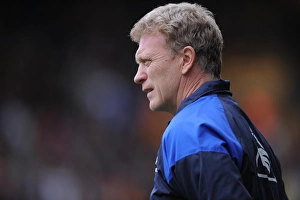 David Moyes Watches Everton vs. Wolverhampton Wanderers Showdown (06 May 2012)