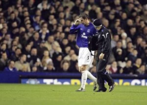 Images Dated 18th January 2006: David Weir Bids Farewell: Everton Football Club - Last Image as a Player