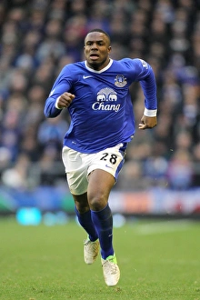 Everton 1 V Chelsea 2 : Goodison Park : 30-12-2012 Prints: Decisive Moment: Anichebe vs Chelsea at Goodison Park (Everton 1 - Chelsea 2, 30-12-2012)