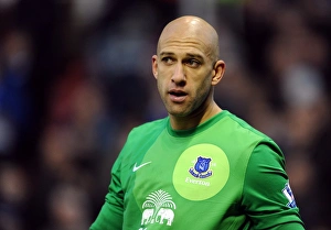Stoke City 1 V Everton 1 : Britannia Stadium : 15-12-2012 Prints: Decisive Save by Tim Howard: Stoke City vs