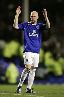 Everton V Aston Villa Prints: Dejected Andrew Johnson: Everton's Agonizing Loss to Aston Villa (06/07)