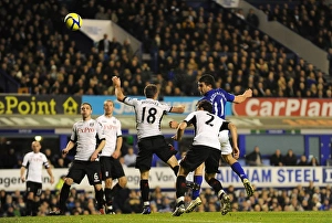 Denis Stracqualursi Scores First Goal: Everton's FA Cup Victory Over Fulham at Goodison Park (27 January 2012)