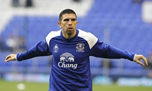 Denis Stracqualursi Scores the Winning Goal for Everton Against Wolverhampton Wanderers (19 November 2011, Goodison Park)