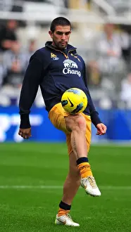 Denis Stracqualursi vs Newcastle: Everton's Striker Faces Off at St. James Park (November 2011)