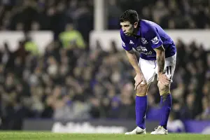 Framed Print : Denis Stracqualursi's Thrilling Showdown: Everton vs Manchester City, Barclays Premier League (31 January 2012, Goodison Park) Framed Print : Denis Stracqualursi's Thrilling Showdown: Everton vs Manchester City, Barclays Premier League (31 January 2012, Goodison Park)