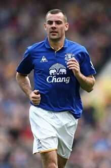 Images Dated 13th May 2012: Determined Darron Gibson Shines in Everton's Victory over Newcastle United (BPL 13 May 2012)