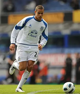 Framed Print : Determined Jack Rodwell: Everton's Standout Performance Against Blackburn Rovers, Barclays Premier League (16 April 2011), Goodison Park Framed Print : Determined Jack Rodwell: Everton's Standout Performance Against Blackburn Rovers, Barclays Premier League (16 April 2011), Goodison Park