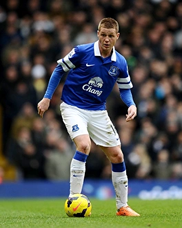 Tottenham Hotspur 1 V Everton 0 : White Hart Lane : 09-02-2014 Prints: Determined James McCarthy: Everton's Unyielding Midfield Performance Against Tottenham Hotspur (09-02-2014)