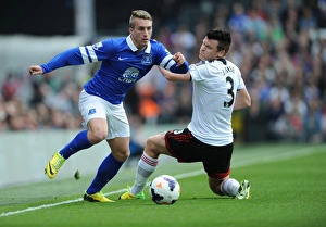Fulham 1 V Everton 3 : Craven Cottage : 30-03-2014 Prints: Deulofeu Dazzles: Everton's Triumph Over Fulham in Premier League (30-03-2014)