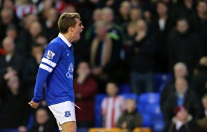 Everton 4 V Stoke City 0 : Goodison Park : 30-11-2013 Prints: Deulofeu Strikes First: Everton's 4-0 Thrashing of Stoke City