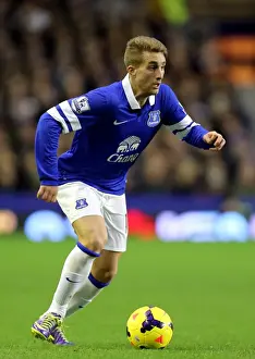 Everton 4 V Fulham 1 : Goodison Park : 14-12-2013 Prints: Deulofeu's Brilliance: Everton's 4-1 Thrashing of Fulham (BPL 2013)