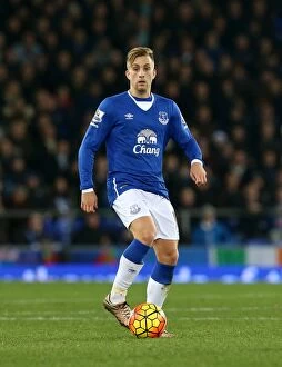 Images Dated 7th December 2015: Deulofeu's Shining Moment: Everton vs Crystal Palace - Premier League, Goodison Park