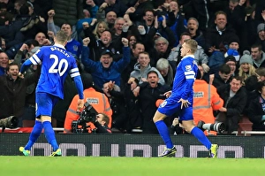 Deulofeu's Strike: A Dramatic 1-1 Draw for Everton at Arsenal's Emirates Stadium (Premier League, December 8, 2013)