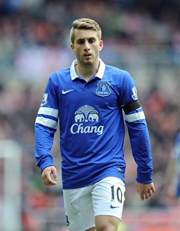 Sunderland 0 V Everton 1 : Stadium Of Light : 12-04-2014 Prints: Deulofeu's Strike: Everton's Triumph at Sunderland's Stadium of Light (BPL)