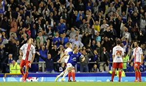 Capital One Cup Prints: Deulofeu's Stunner: Everton's Historic Goal in Capital One Cup Victory over Stevenage (28-08-2013)