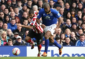 Distin Outmuscles Campbell: Everton's FA Cup Victory Over Sunderland (Round 6, 2012)