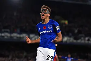 Dominic Calvert-Lewin's Double: Everton's Victory Celebration vs. Watford at Goodison Park