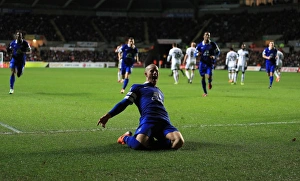 Swansea City 1 V Everton 2 : Liberty Stadium : 22-12-2013 Prints: Double Trouble: Ross Barkley Scores Brace in Everton's Premier League Win Over Swansea City (December 22)